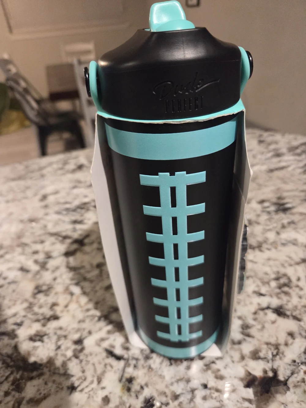 Dude Perfecr Limited Edition Insulated Water Bottle - Black & Teal